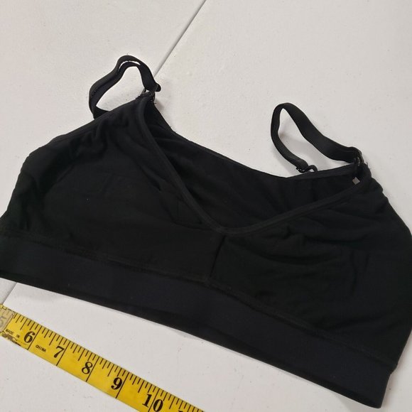 Storq Womens Black Pumping Nursing Bra Size 2 Modal Blend Pullover Maternity - Picture 6 of 8